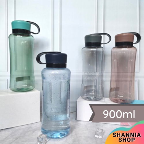 H59 Botol Minum Plastik Polos 900ml - Botol minum unik H-59