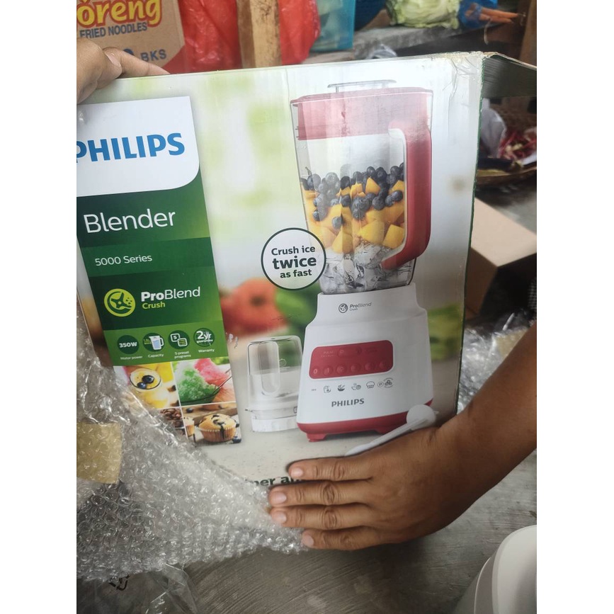 PHILIPS Blender Plastik 2 L HR2221 - HR 2221 Garansi Resmi philips