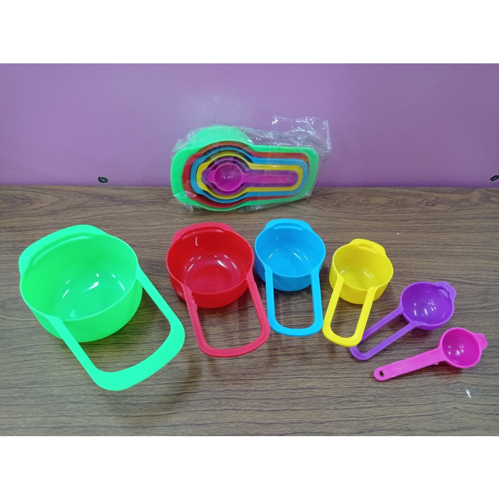 Sendok Takar 6 ukuran -  A-21-7 / Sendok Ukur Measuring Spoon Cup Gelas Ukur