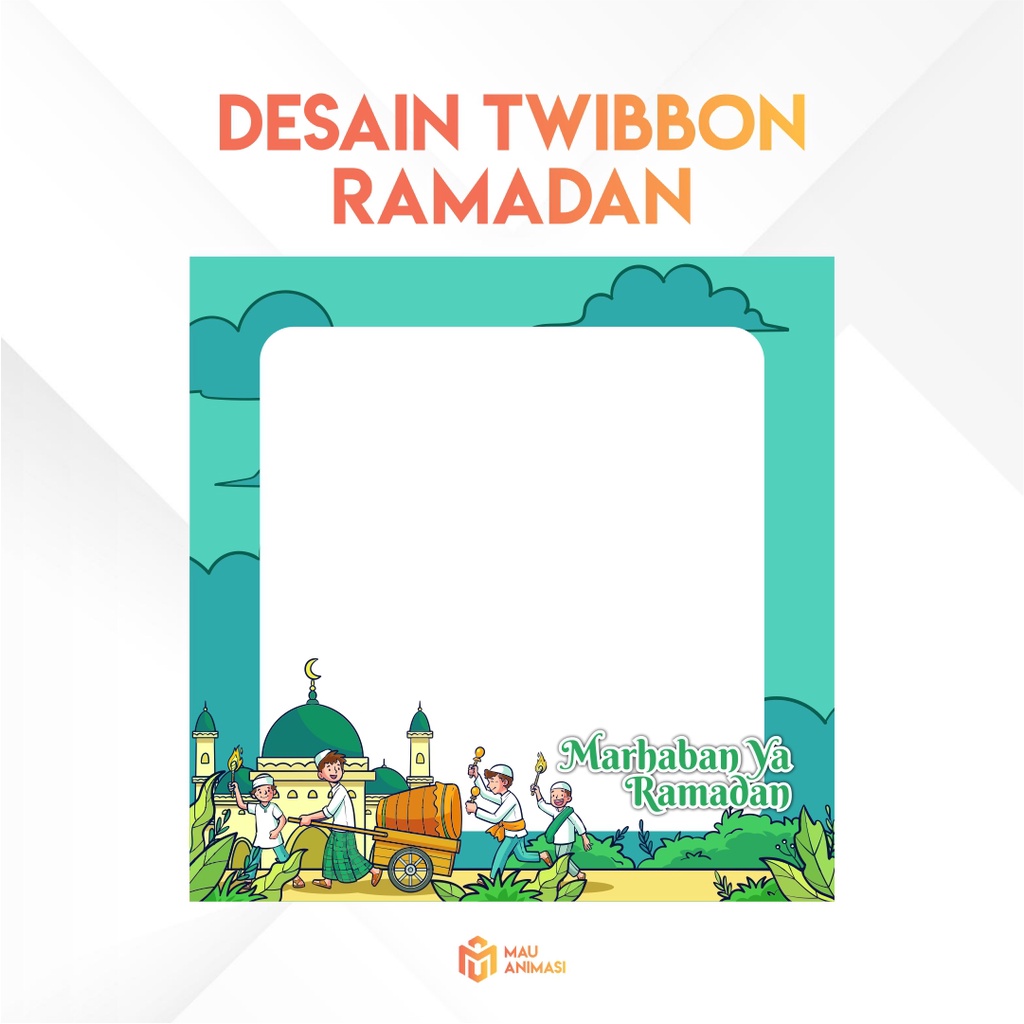 Jasa Desain Twibbon Ramadan & Idul Fitri