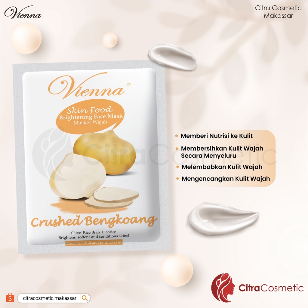 Vienna Face Mask Crushed Bengkoang 15Ml