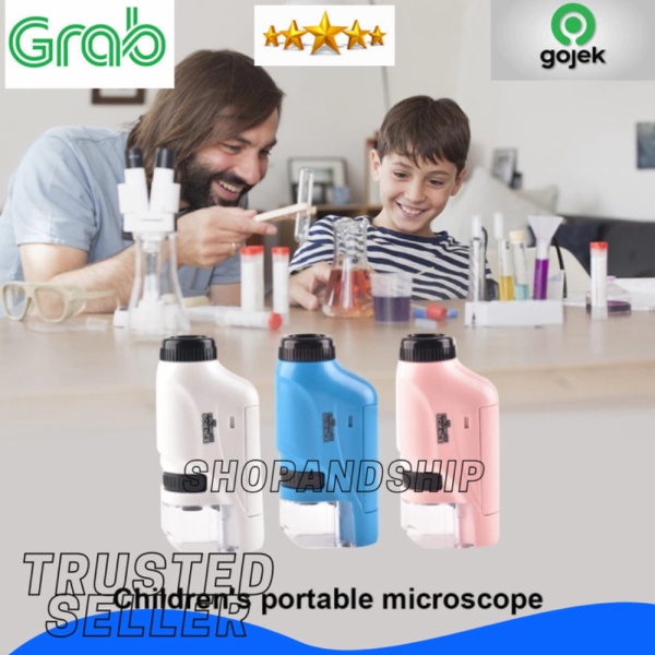 

Dijual Pocket Microscope For Kids 60X-120X Led Lighted Zoom ORIGINAL Murah