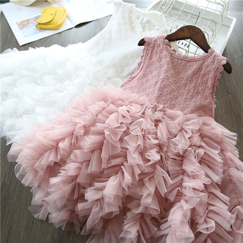 1-8TH DRESS ANAK PESTA FLUFFY MERMAID / GAUN PESTA ANAK PEREMPUAN