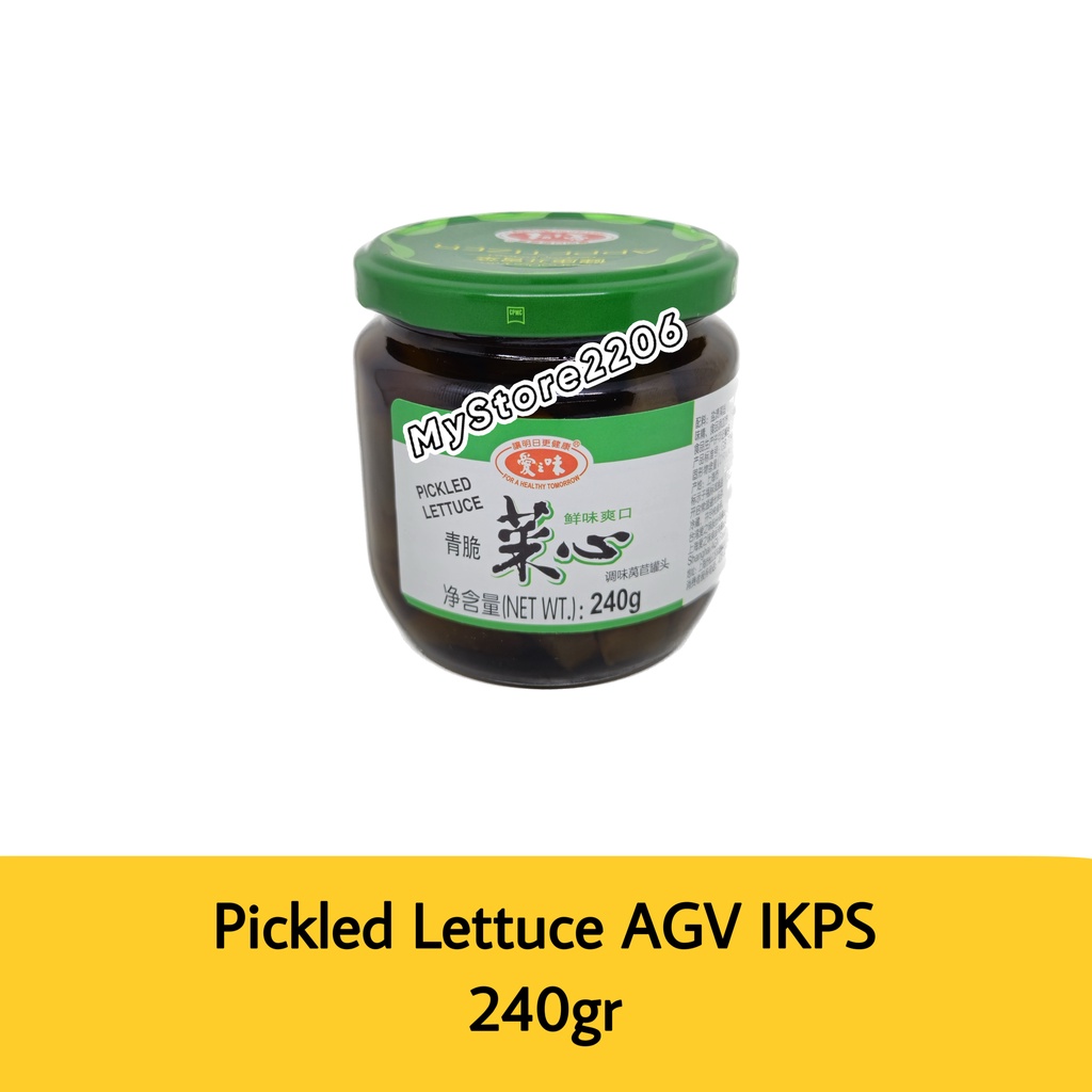 Caisim / Acar Selada (Pickled Lettuce) merek AGV IKPS 240gr