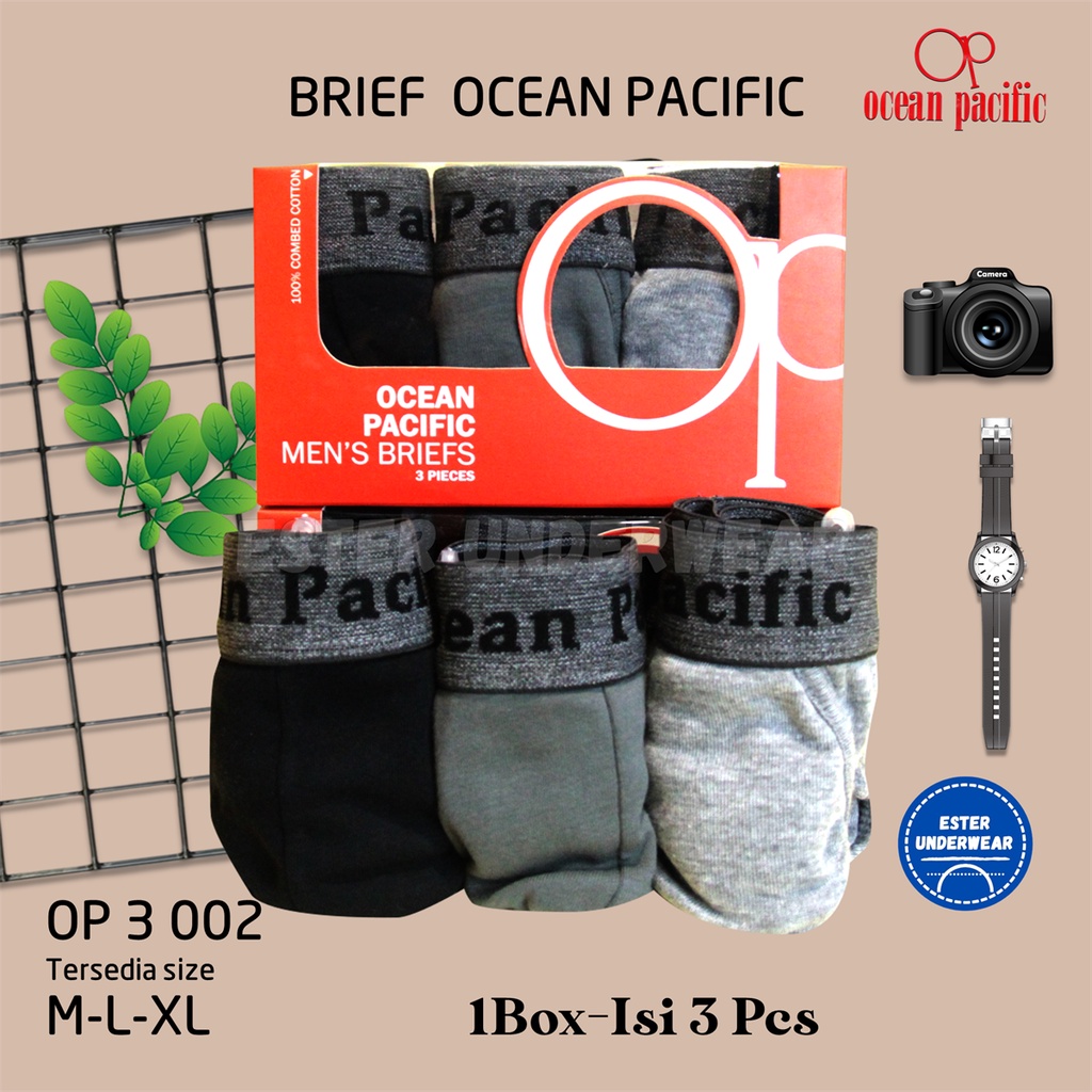 CD PRIA OCEAN PACIFIC OP 002 ISI 3PCS