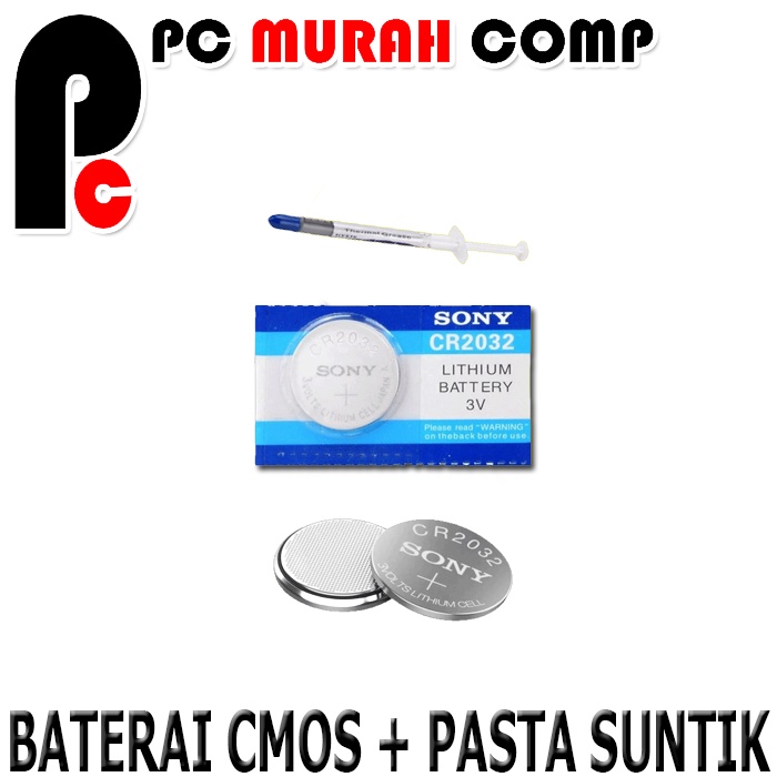 BATERAI CMOS PLUS PASTA SUNTIK