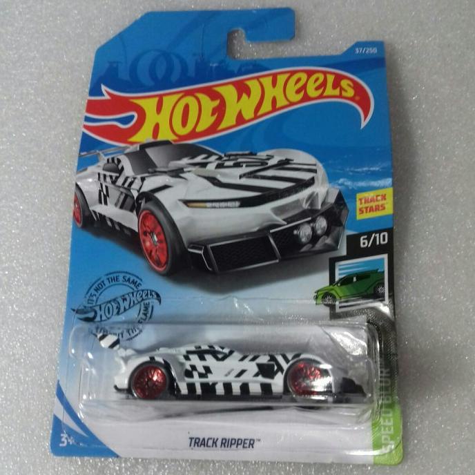 HOT WHEELS TRACK RIPPER. CARD SPEED BLUR SERIES 2018. TRACK STARS.