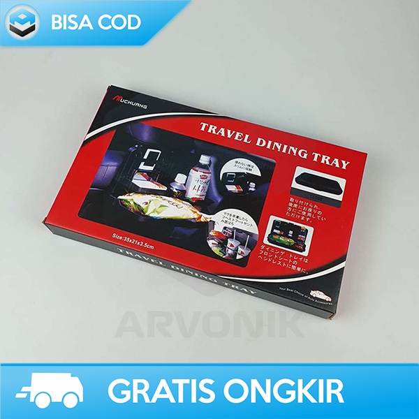 MEJA LIPAT MOBIL SEAT ORGANIZER MULTIFUNGSI DINING TRAY FOLDABLE 1909