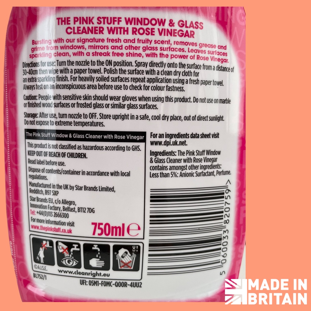 The Pink Stuff Miracle Window &amp; Glass Cleaner