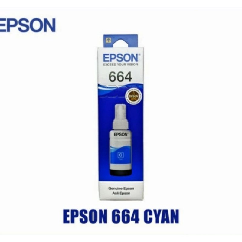 Tinta epson 664/L100 ,B,C,M,Y  (T6641,T6642,T6643,T6644)0RIGINAL