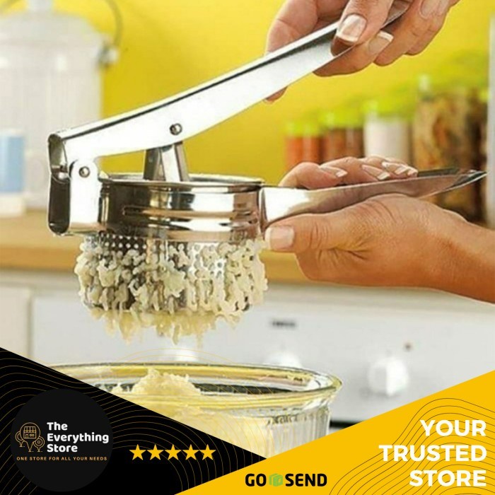 Alat Perasan Buah Potato Ricer Masher Fruit Press Stainless Steel TES