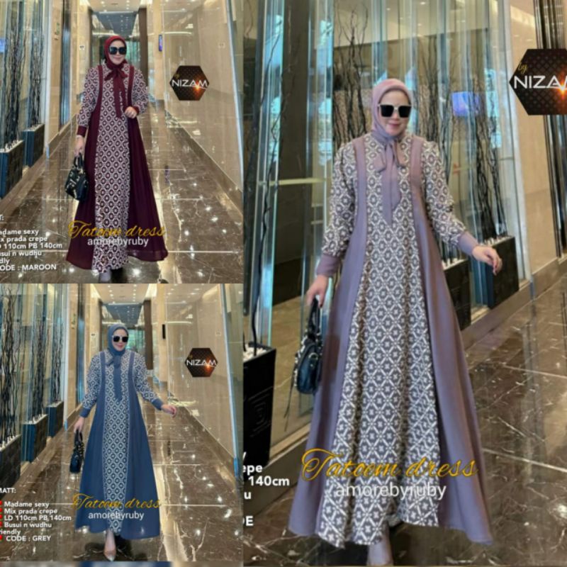 TATOEM DRESS BY NIZAM SOLO