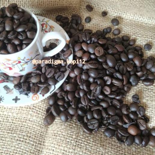 

✶ 1kg biji kopi robusta ukuran kecil/biji pecah ➱