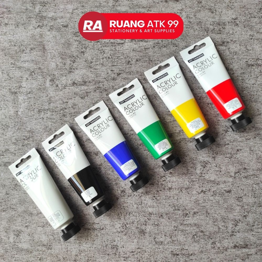 

Art Ranger Acrylic Color Paint Tube 75ml Cat Lukis Akrilik Art Ranger Tube