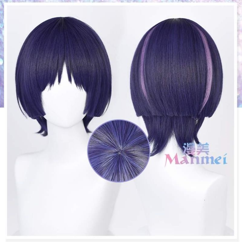 ✨ READY ✨ Manmei - Scaramouche Wanderer Genshin Impact Wig Cosplay