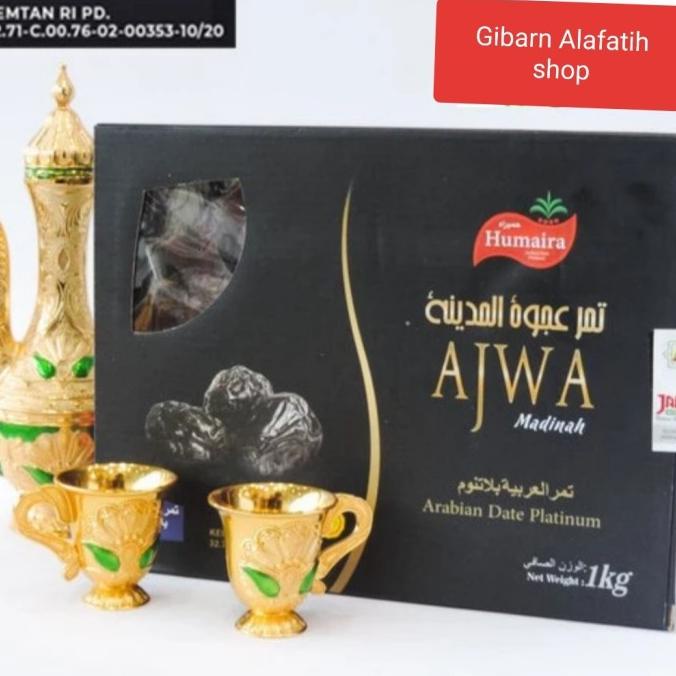 

Kurma Ajwa Humaira Kemasan 1Kg Tokosimbah00