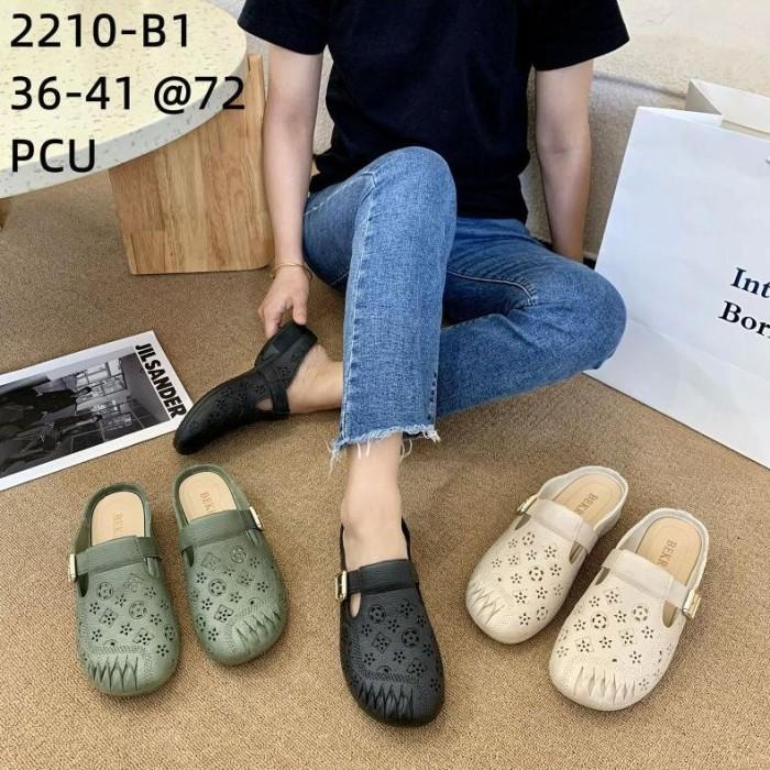 Terlaris Sandal Selop Wanita Sandal Cewek Depan Tertutup Motif Sepatu Sendal