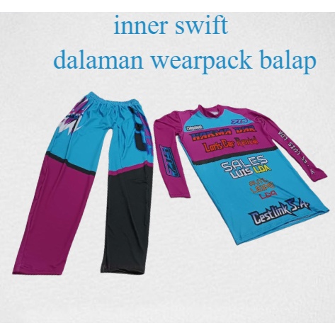 INNER SWIFT MANSET DALAM WEARPACK BALAP, ROAD RACE CUSTOME (NO COD)