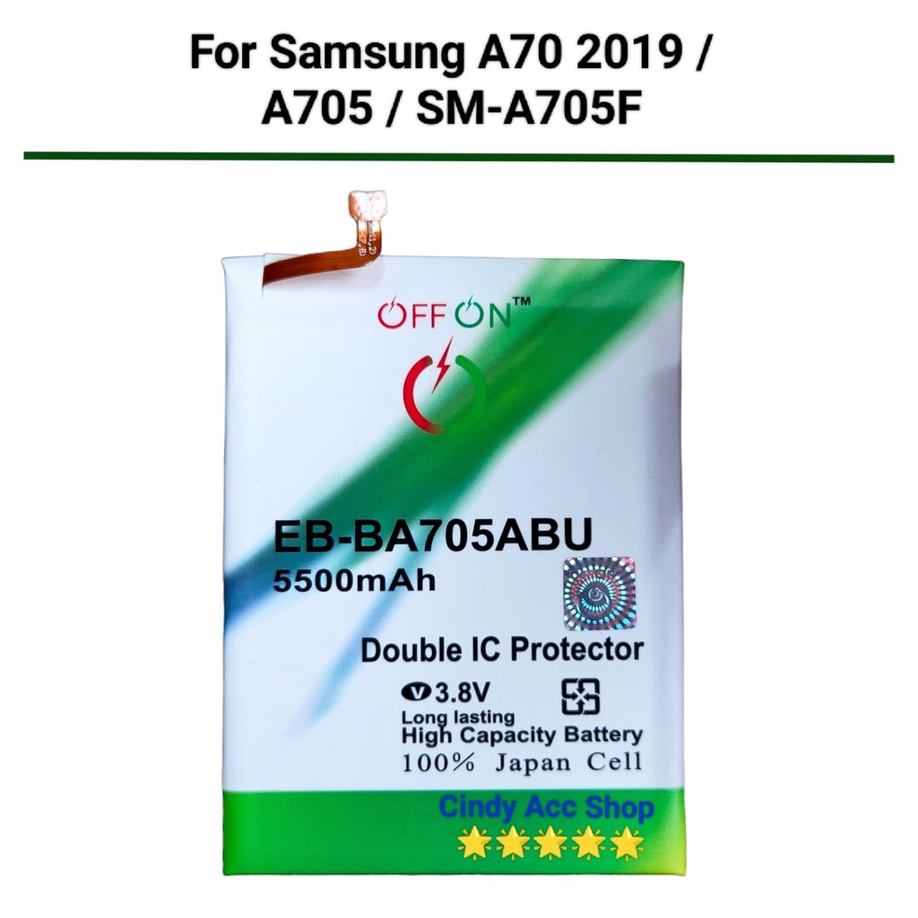 Baterai Double Power For Samsung A70 2019 A705 SM-A705F EB-BA705ABU Battery