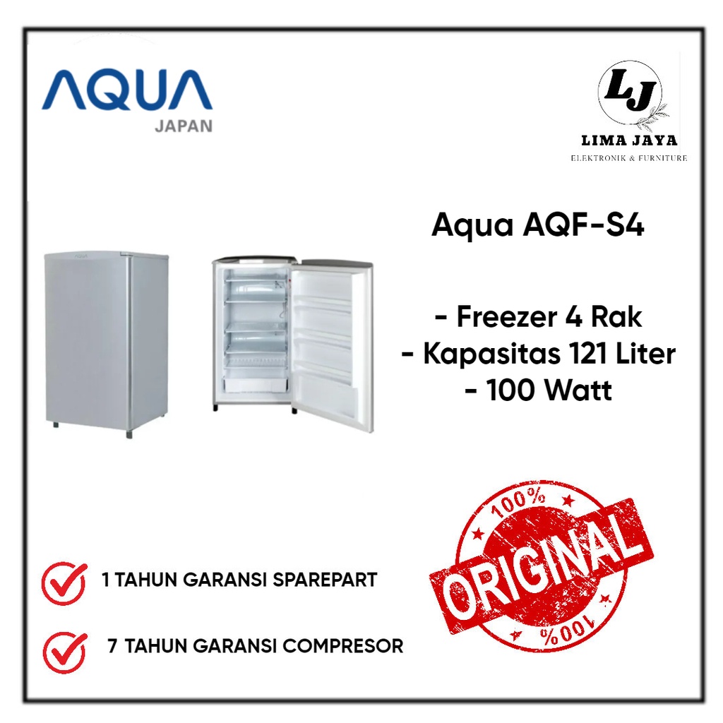 Aqua Freezer 4 Rak AQF-S4 Kulkas Freezer Aqua 4 Rak
