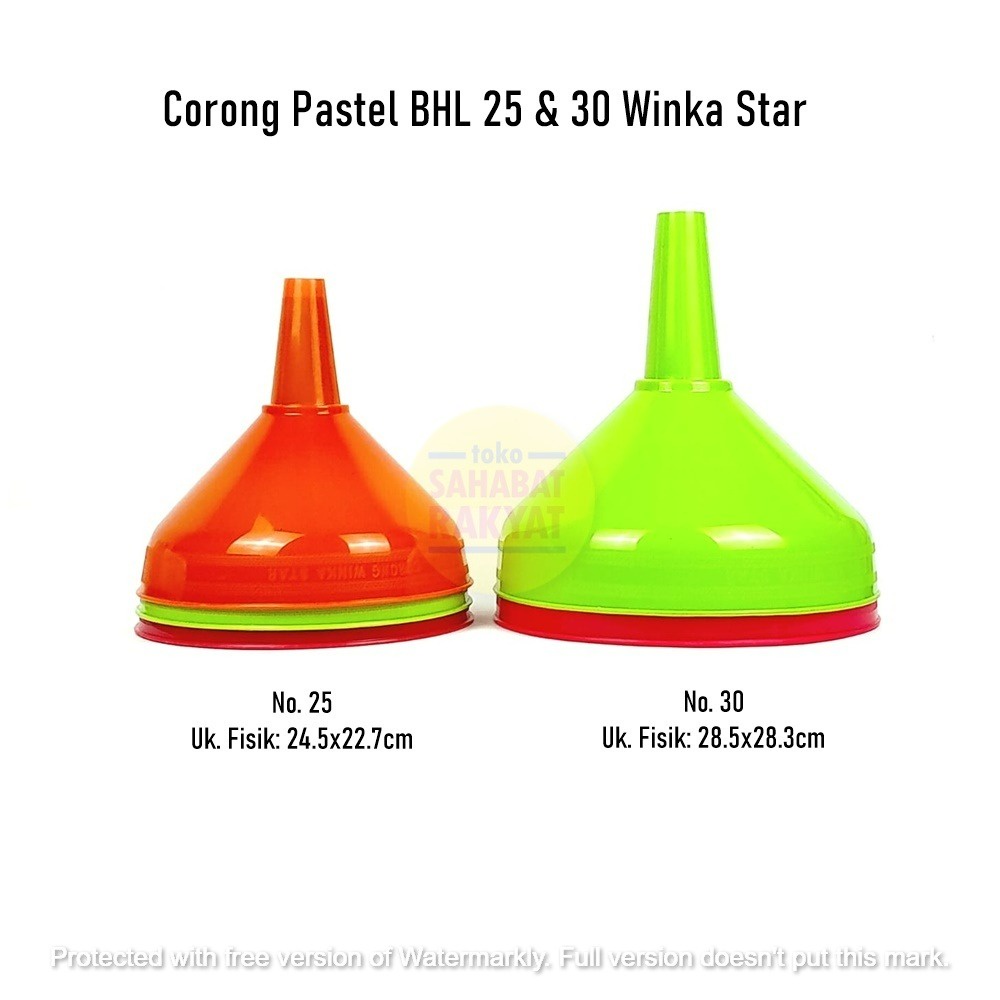 Corong Pastel BHL Winka Star No. 25 &amp; No. 30