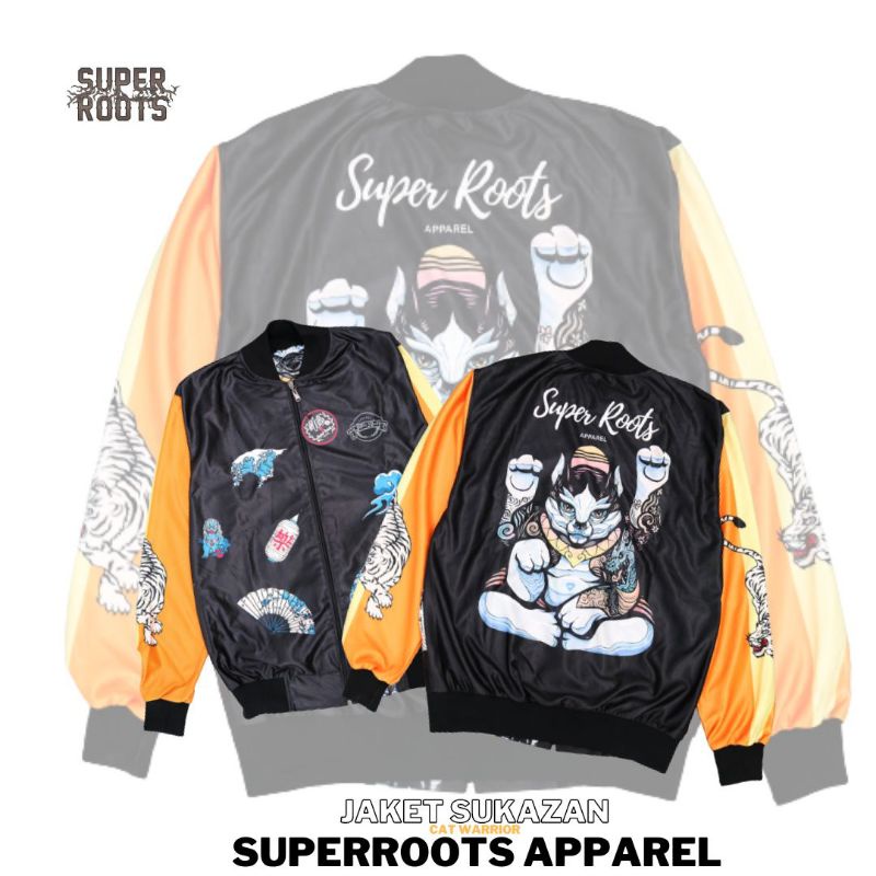 Jaket Bomber Pria Sublime Printing Superroots - Jaket Pria Sukazan