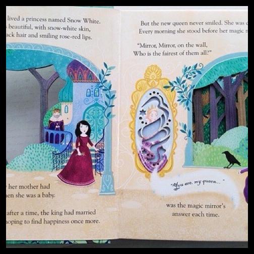 

Usborne Peep Inside A Fairy Tale Snow White And Seven Dwarfs -