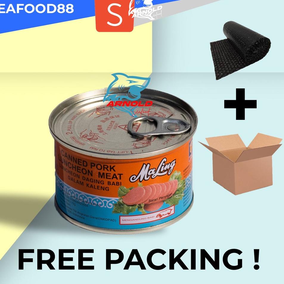 

☚ MA LING CANNED PORK TTS brand 397g ▲