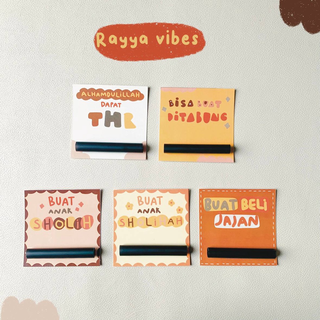 

(Rayya Vibes) Amplop Angpao Lebaran 2023 Unik Lucu Aesthetic