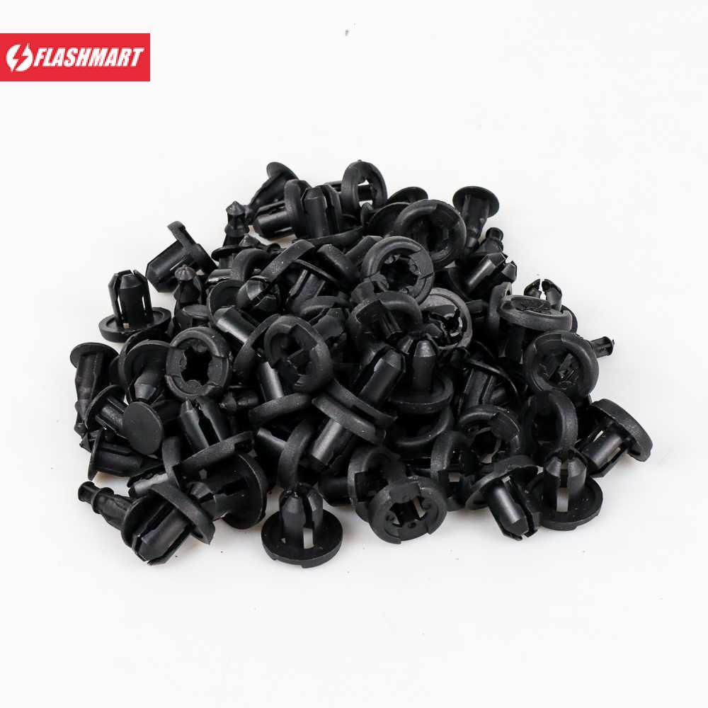 Flashmart Klip Kancing Plastic Car Buckle Rivet 20 x 10 mm 50 PCS - 1113