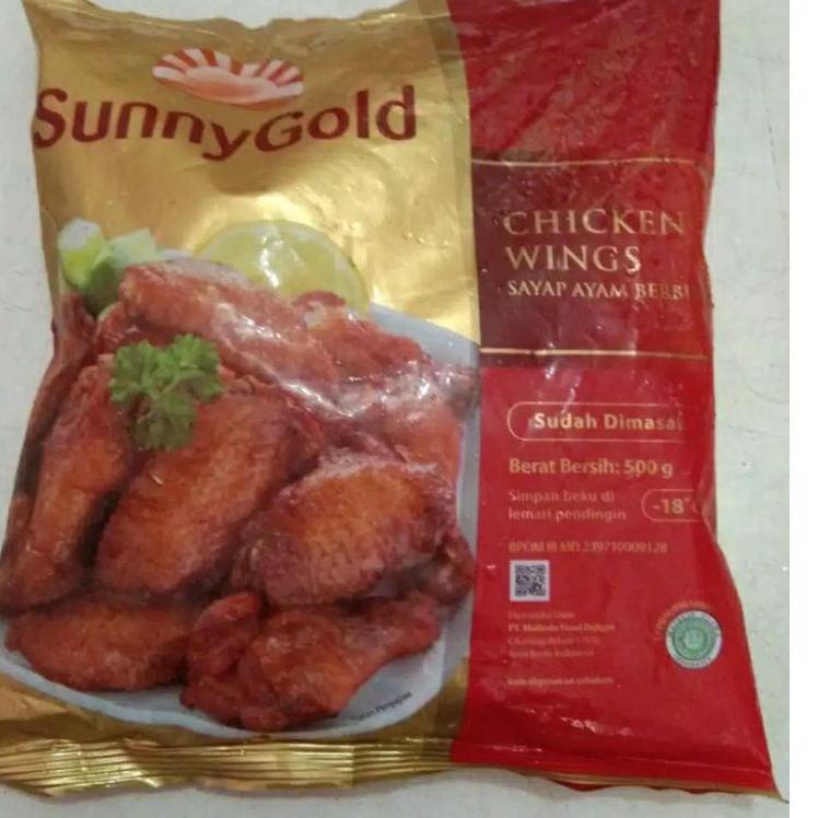 

♦ Sunnygold chicken wings sunny gold sayap ayam 500gr ➳