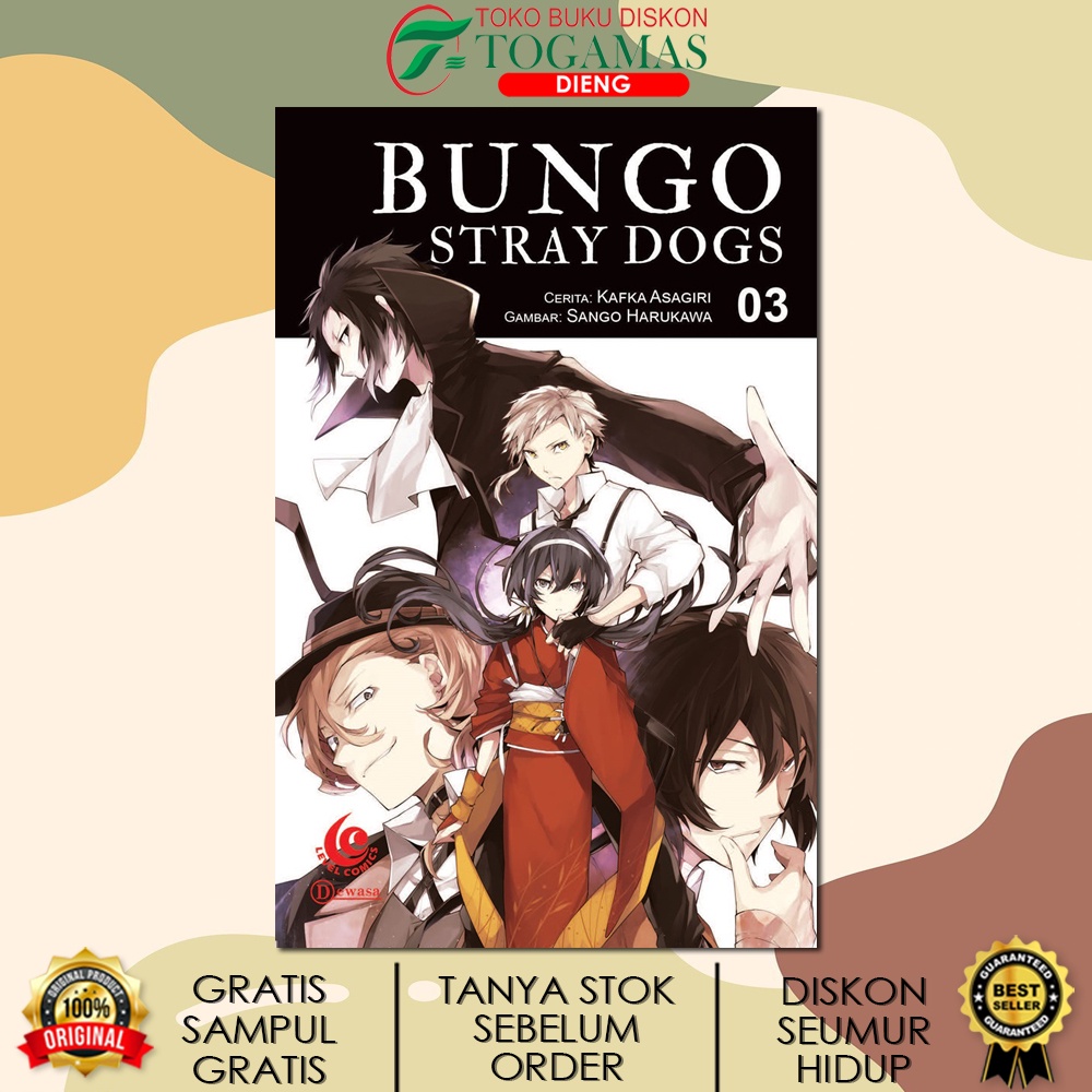 SERI KOMIK BUNGO STRAY DOGS KARYA KAFKA ASAGIRI