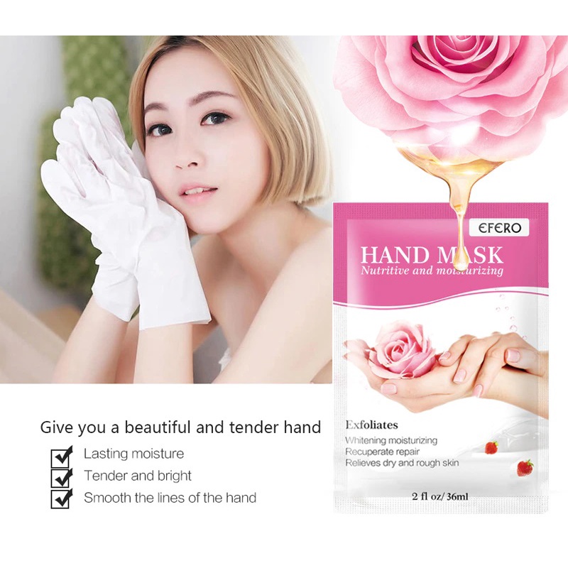 EFERO Hand Mask / Masker Tangan kering Menjadikan Tangan Lembut