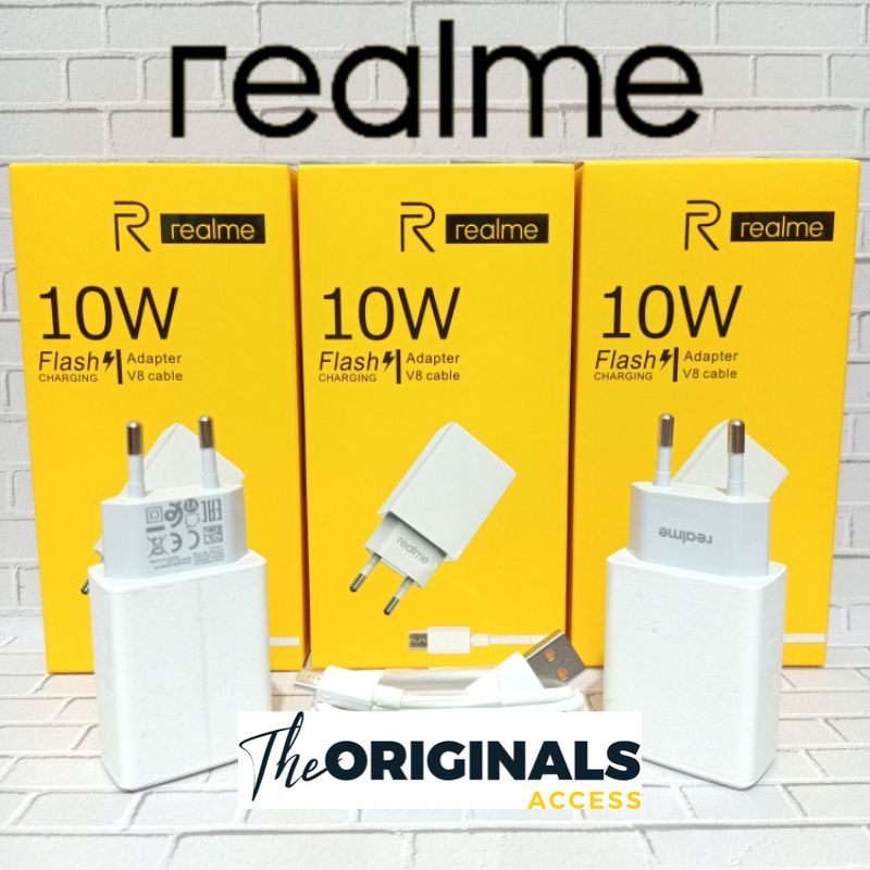 Charger Realme C1 C2 Realme C3 C15 ORIGINAL 100% Micro USB dan type-c for realme C17 x2 pro x3 pro x7 pro