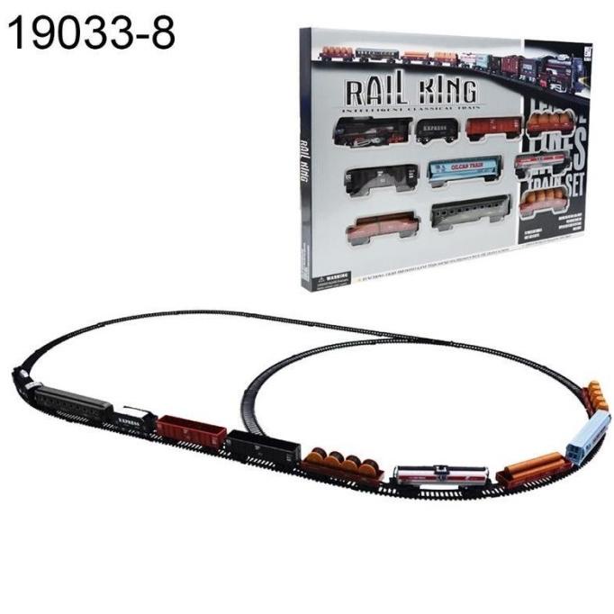 Mainan Miniatur Kereta Api Rail King Jumbo Berwesel 112 cm 19033-8