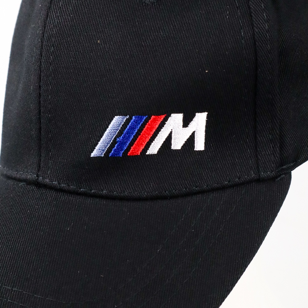 Topi Baseball Embroidered Letters BMW M Series Logo - BQ329 - Black