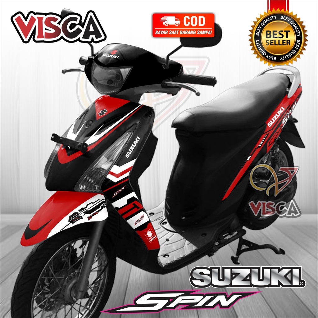 Decal Spin 125 Full Body Stiker Spin 125 Full Body Stiker Motor Suzuki Spin 125 Full Body Decal Holo