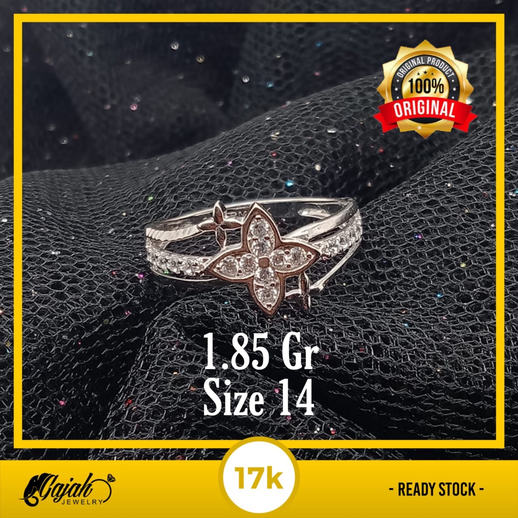 Cincin emas 17k - 1.85 gr kadar 750 - 4297