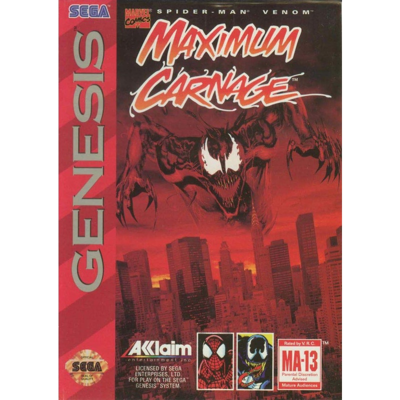 SPIDERMAN VENOM MAXIMUM CARNAGE PS3