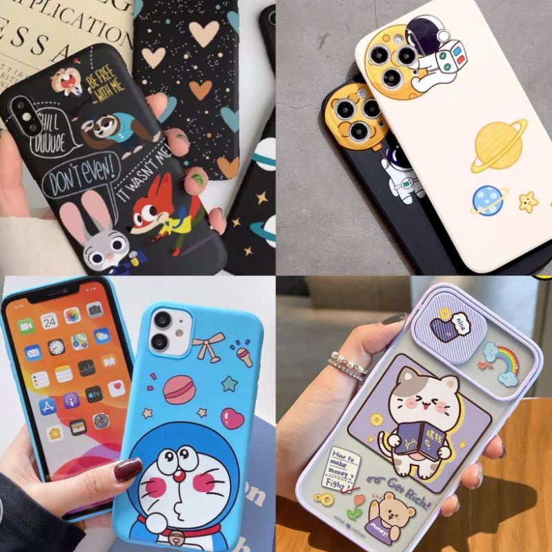 SOFTCASE KARAKTER VIVO Y93 Y91 Y95 Y91C Y12S Y20 Y16 Y22 KARTUN LUCU
