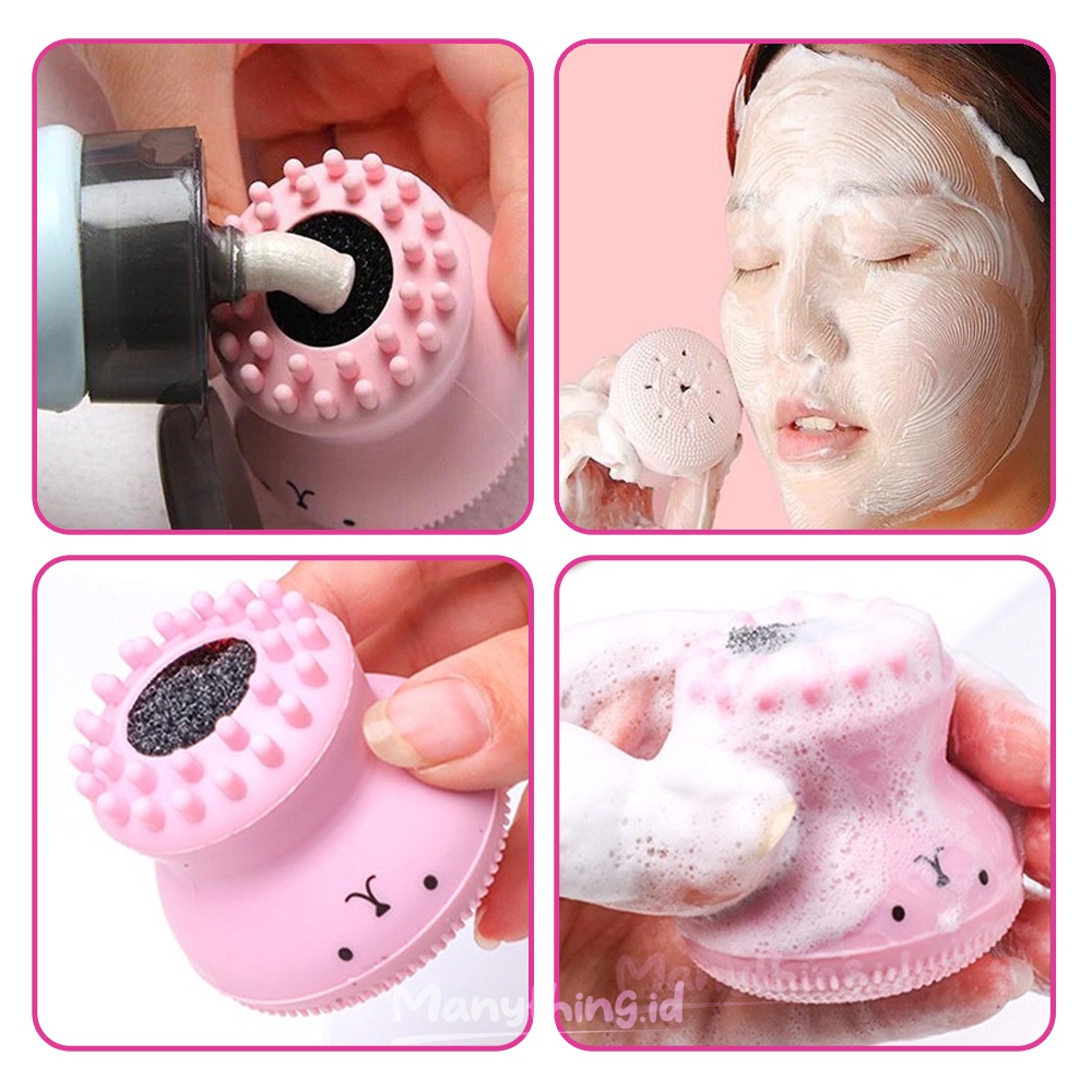 SPON OCTOPUS GURITA / Sikat Pembersih Wajah Brush Cleaner cleansing Gurita / sponge gurita jellyfish