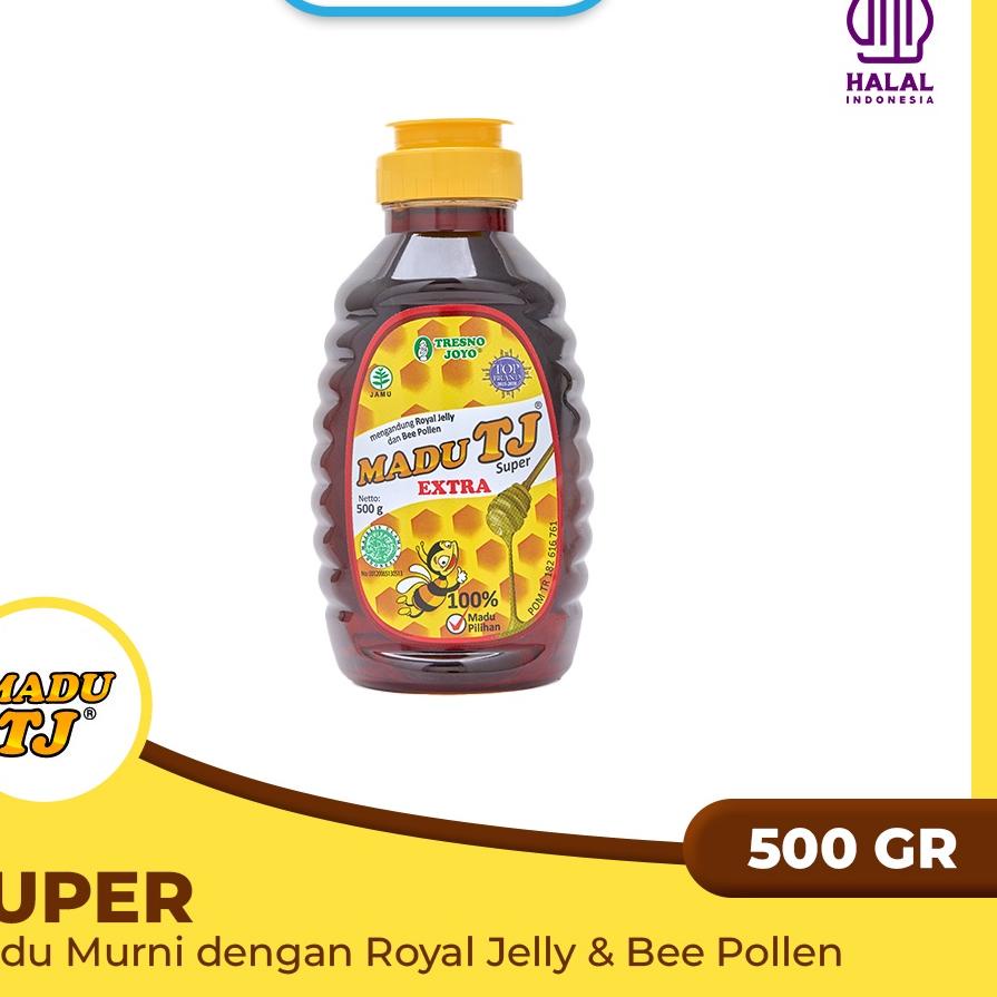 

⅍ TJ Super 500gr - Murni Mengandung Royal Jelly dan Bee Pollen ♬