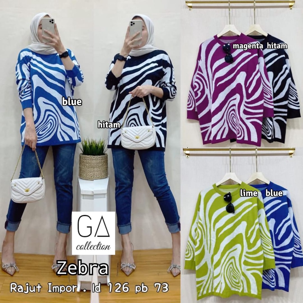 BLOUSE WANITA LENGAN PANJANG / BLOUSE RAJUT IMPORT JUMBO / BAJU WANITA LENGAN PANJANG
