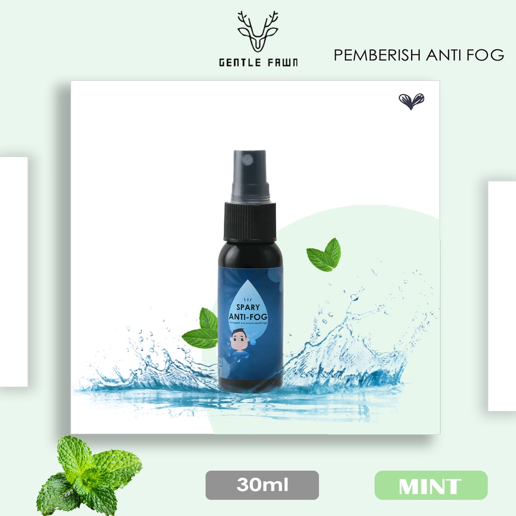 Pembersih Spray Anti Fog/Anti Embun/Anti Uap Multifungsi Lensa Kacamata/Camera/Layar HP/Layar Komputer-MINT