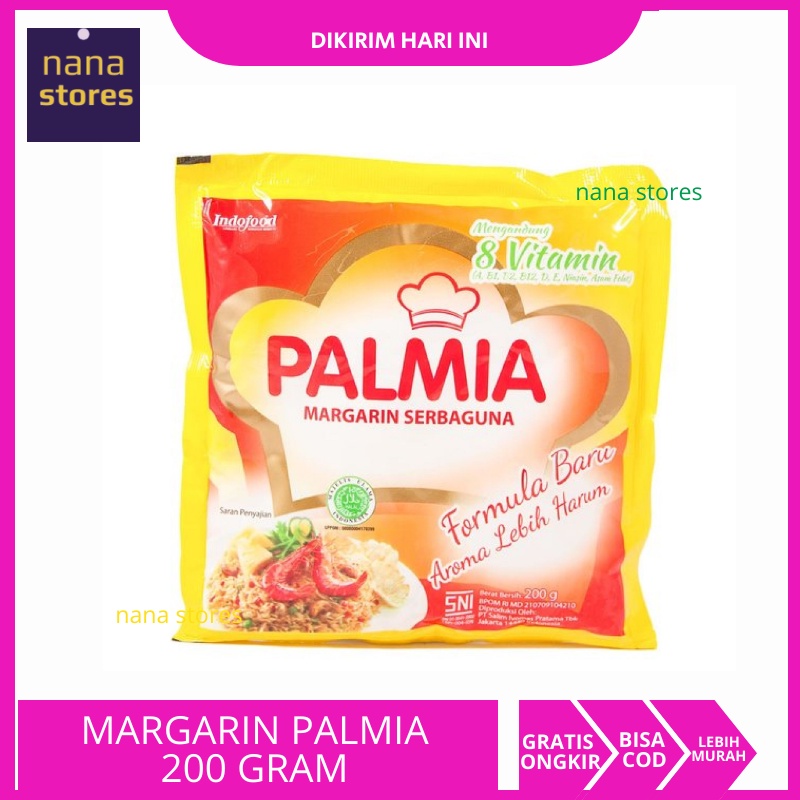 

Margarin Palmia Butter Simas Palmia 200 gram | Margarine Rose Brand 200 Gram