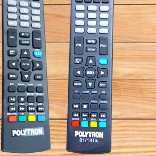 ☈ Remote Remot TV Polytron / Lcd Led Bazzoke Cinemax Xcel ➮