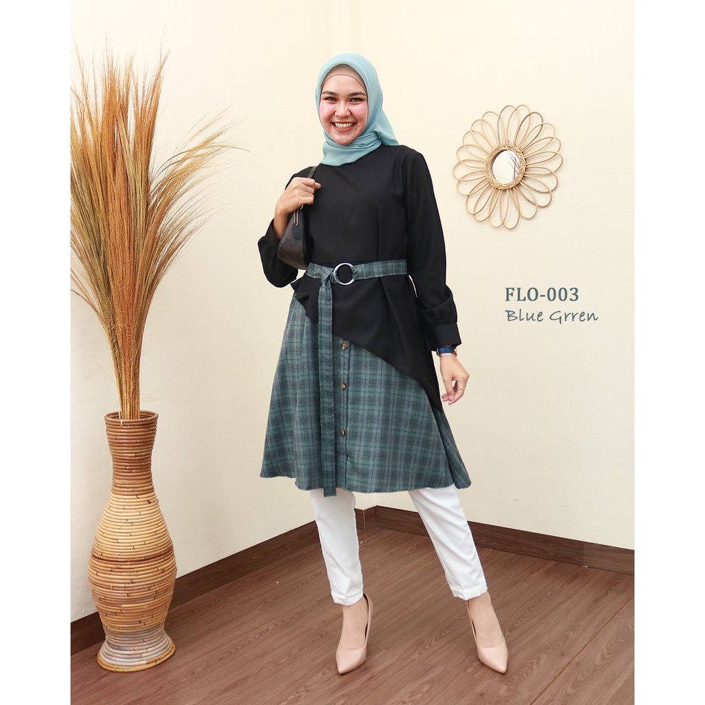 RIJEK MINOR FLO  Tunik - Setelan terbaru by Hijab Mamah icis