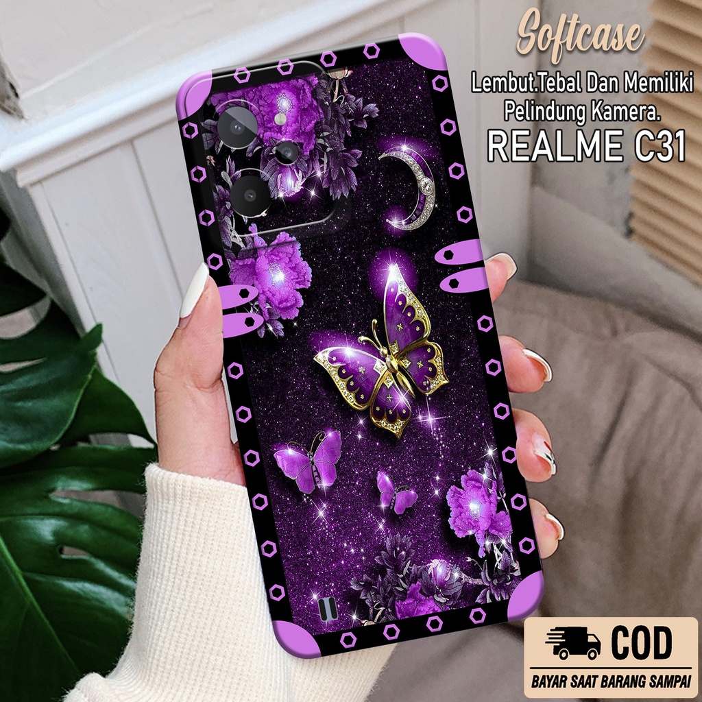 Case Hp REALME C31 - Softcase REALME C31 - Casing REALME C31 - Kesing REALME C31- Silikon REALME C31