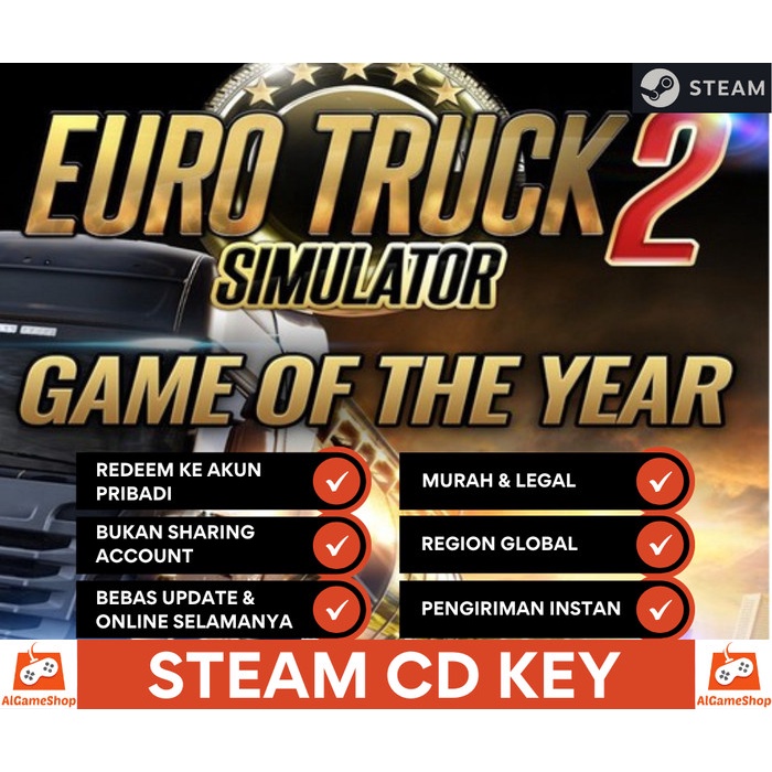 Euro Truck Simulator 2 GOTY Edition Original PC Games Steam