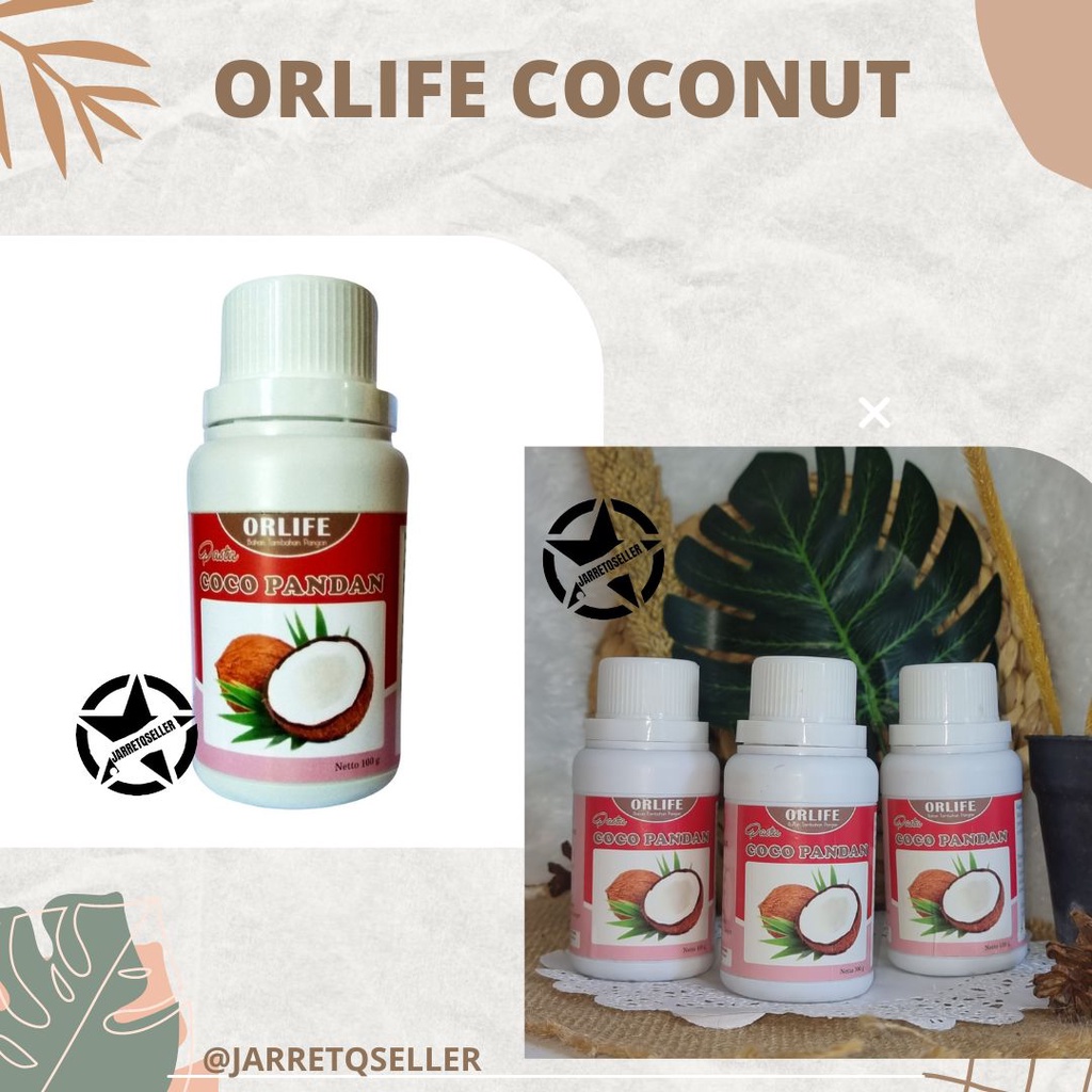 

Perisa Orlife Rasa Cocopandan || Orlife 100 Gram || Orlife COCOPANDAN 100 gram || Perisa Orlife Rasa Cocopandan || Orlife 100 Gram || Orlife COCOPANDAN 100 gram